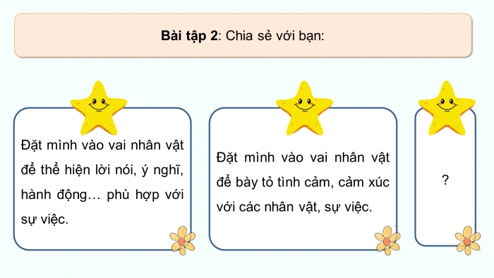 Giáo án điện tử Tiếng Việt 5 chân trời Bài 2: Luyện tập tìm ý, lập dàn ý cho bài văn kể chuyện sáng tạo (tiếp theo)