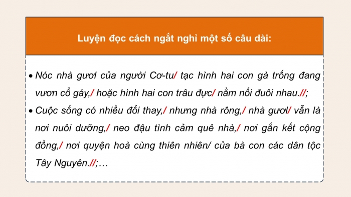 Giáo án điện tử Tiếng Việt 5 chân trời Bài 6: Ngôi nhà chung của buôn làng