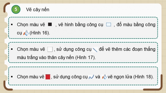 Giáo án điện tử Tin học 5 chân trời Bài 8A: Thực hành tạo thiệp chúc mừng