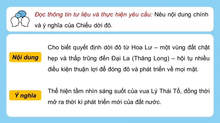 Giáo án điện tử Lịch sử và Địa lí 5 cánh diều Bài 9: Triều Lý và việc định đô ở Thăng Long