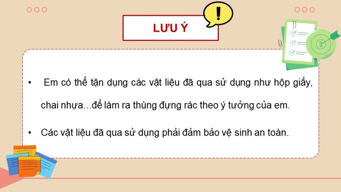 Giáo án điện tử Công nghệ 5 cánh diều Bài 5: Dự án Em tập làm nhà thiết kế