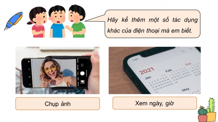 Giáo án điện tử Công nghệ 5 cánh diều Bài 6: Sử dụng điện thoại