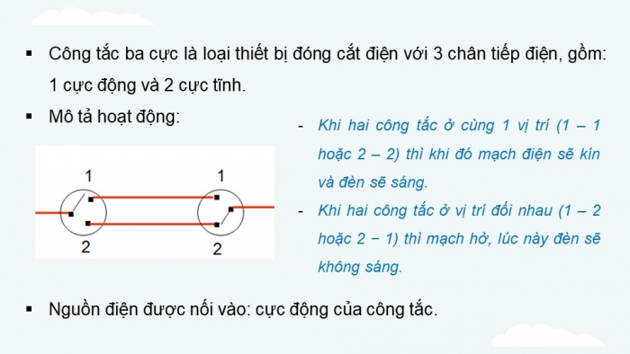 Giáo án điện tử Công nghệ 12 Điện - Điện tử Kết nối Bài 10: Thiết kế và lắp đặt mạch điện điều khiển trong gia đình