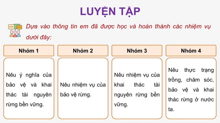 Giáo án điện tử Công nghệ 12 Lâm nghiệp Thủy sản Cánh diều Bài Ôn tập chủ đề 3