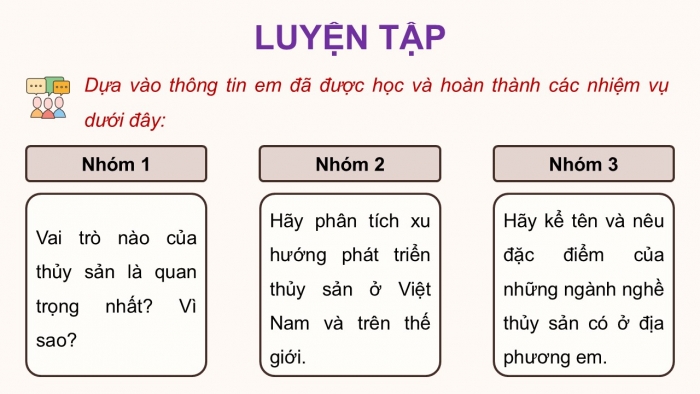 Giáo án điện tử Công nghệ 12 Lâm nghiệp Thủy sản Cánh diều Bài Ôn tập chủ đề 4