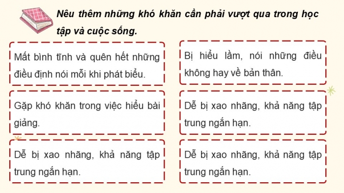 Giáo án điện tử Đạo đức 5 chân trời Bài 4: Em nhận biết khó khăn trong học tập và cuộc sống