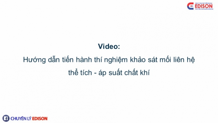 Giáo án điện tử Vật lí 12 cánh diều Bài 2: Phương trình trạng thái khí lí tưởng