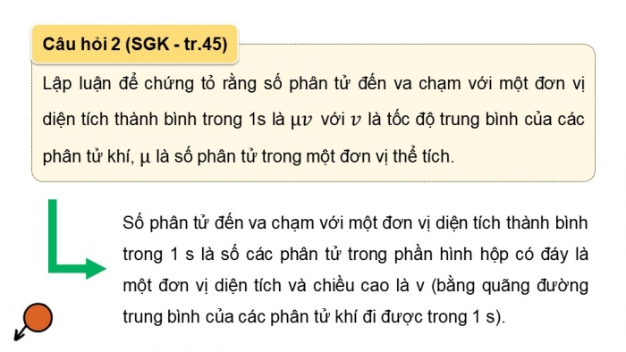 Giáo án điện tử Vật lí 12 cánh diều Bài 3: Áp suất và động năng phân tử chất khí