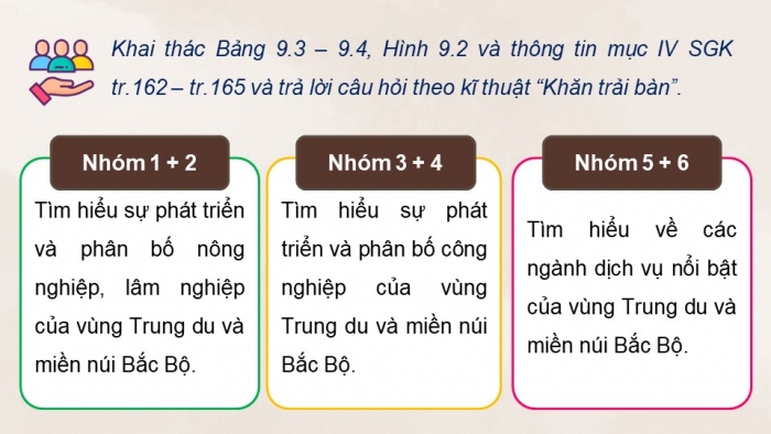 Giáo án điện tử Địa lí 9 chân trời Bài 9: Vùng Trung du và miền núi Bắc Bộ (P2)