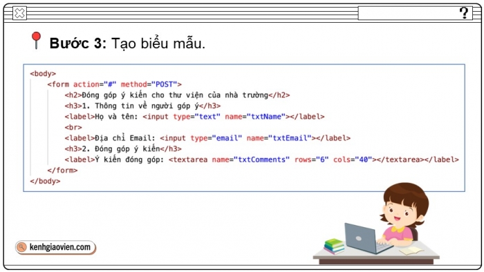 Giáo án điện tử Tin học ứng dụng 12 cánh diều Bài 7: Thực hành tạo biểu mẫu