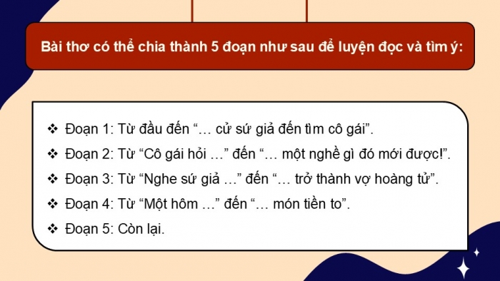 Giáo án điện tử Tiếng Việt 5 cánh diều Bài 6: Hoàng tử học nghề