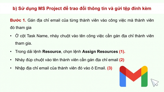 Giáo án điện tử chuyên đề Tin học ứng dụng 12 cánh diều Bài 3: Chia sẻ dữ liệu, trao đổi thông tin và chuẩn bị báo cáo cho dự án