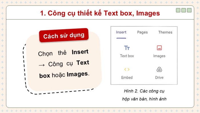 Giáo án điện tử Tin học ứng dụng 12 chân trời Bài E3: Tạo văn bản, chèn hình ảnh và tạo chân trang