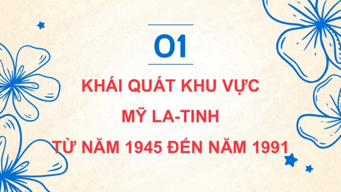 Giáo án điện tử Lịch sử 9 cánh diều Bài 11: Khu vực Mỹ La-tinh từ năm 1945 đến năm 1991