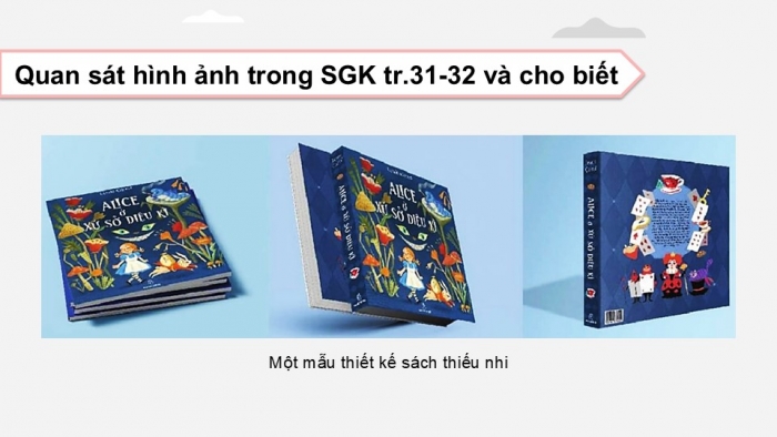 Giáo án điện tử Mĩ thuật 9 cánh diều Bài 8: Thiết kế bìa sách