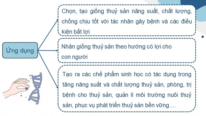 Giáo án điện tử chuyên đề Công nghệ 12 Lâm nghiệp Thuỷ sản Kết nối Bài 5: Vai trò và triển vọng của công nghệ sinh học trong thuỷ sản