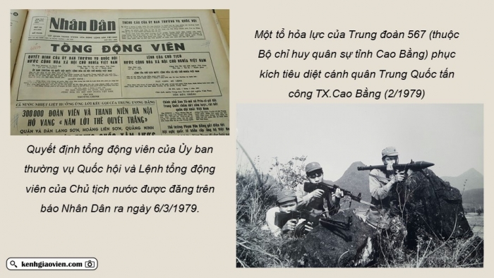 Giáo án điện tử Lịch sử 12 chân trời Bài 9: Đấu tranh bảo vệ Tổ quốc từ sau tháng 4 – 1975 đến nay. Một số bài học lịch sử của các cuộc kháng chiến bảo vệ Tổ quốc từ năm 1945 đến nay