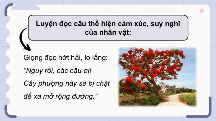 Giáo án điện tử Tiếng Việt 5 cánh diều Bài 7: Cây phượng xóm Đông