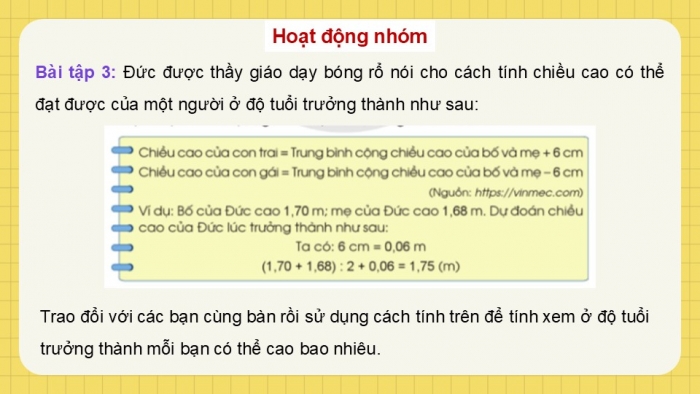 Giáo án điện tử Toán 5 cánh diều Bài 48: Em vui học Toán