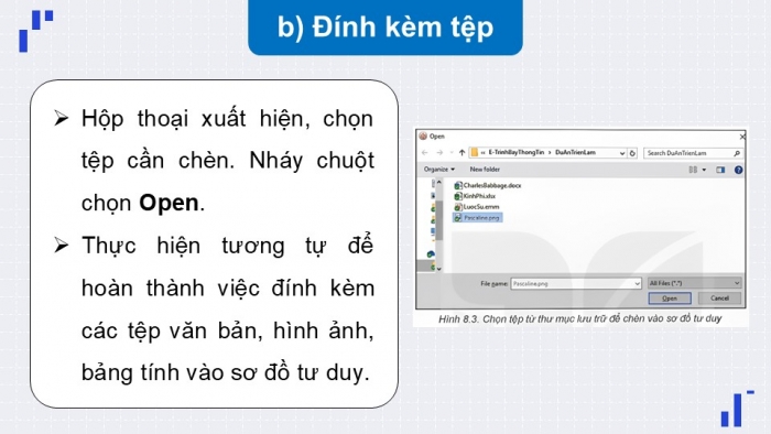 Giáo án điện tử Tin học 9 kết nối Bài 8: Thực hành Sử dụng công cụ trực quan trình bày thông tin trong trao đổi và hợp tác