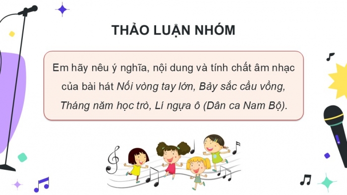 Giáo án điện tử Âm nhạc 9 kết nối Tiết 18: Ôn tập và kiểm tra cuối Học kì I