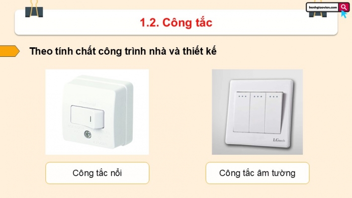 Giáo án điện tử Công nghệ 9 Lắp đặt mạng điện trong nhà Chân trời Chủ đề 4: Thiết bị, vật liệu, dụng cụ dùng cho lắp đặt mạng điện trong nhà