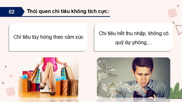 Giáo án điện tử Kinh tế pháp luật 12 kết nối Bài 7: Quản lí thu, chi trong gia đình