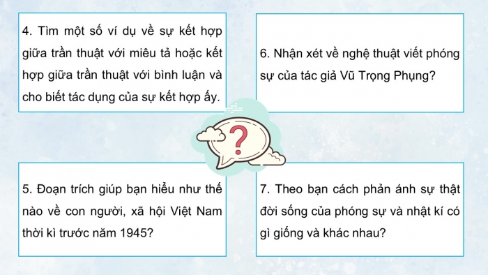 Giáo án điện tử Ngữ văn 12 chân trời Bài 4: Cái giá trị làm người (Vũ Trọng Phụng)