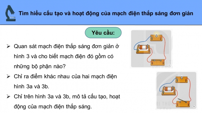 Giáo án điện tử Khoa học 5 kết nối Bài 9: Mạch điện đơn giản. Vật dẫn điện và vật cách điện