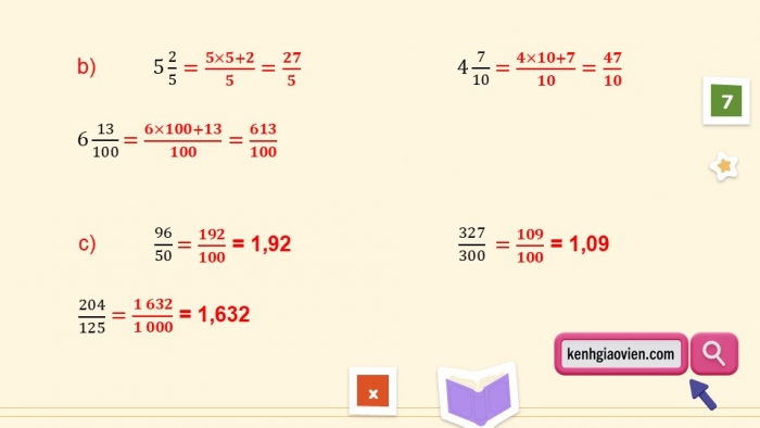 Giáo án điện tử Toán 5 kết nối Bài 35: Ôn tập chung