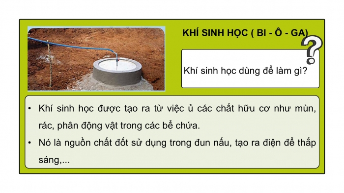 Giáo án điện tử Khoa học 5 kết nối Bài 10: Năng lượng chất đốt