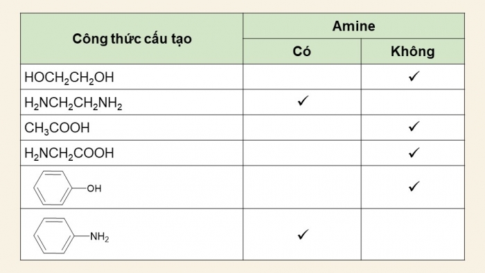 Giáo án điện tử Hoá học 12 kết nối Bài 8: Amine