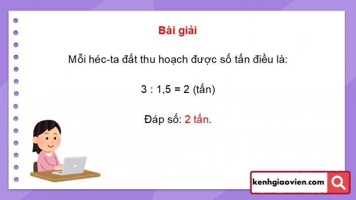 Giáo án PPT dạy thêm Toán 5 Chân trời bài 39: Chia một số tự nhiên cho một số thập phân