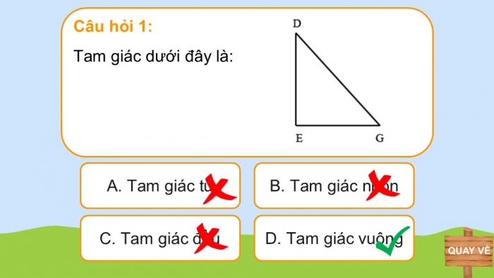 Giáo án PPT dạy thêm Toán 5 Chân trời bài 54: Ôn tập hình học và đo lường