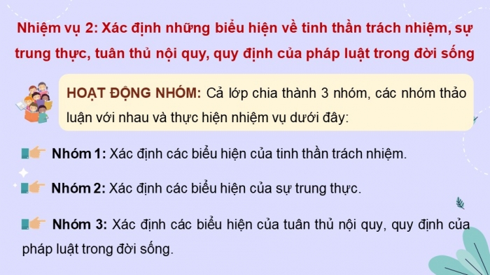 Giáo án điện tử Hoạt động trải nghiệm 12 kết nối Chủ đề 3 Tuần 1