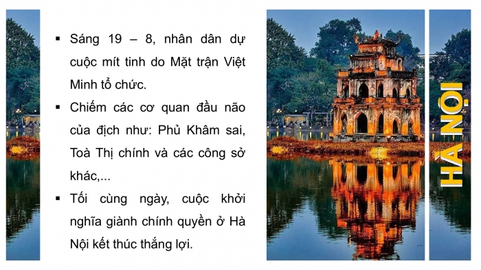 Giáo án điện tử Lịch sử và Địa lí 5 kết nối Bài 14: Cách mạng tháng Tám năm 1945