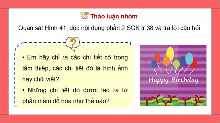 Giáo án điện tử Tin học 5 kết nối Bài 8A: Làm quen với phần mềm đồ họa