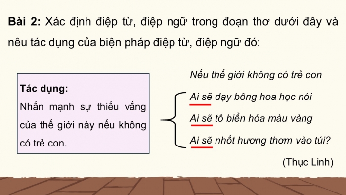 Giáo án điện tử Tiếng Việt 5 kết nối Bài 27: Luyện tập về điệp từ, điệp ngữ