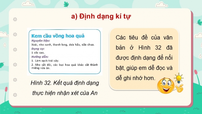 Giáo án điện tử Tin học 5 kết nối Bài 6: Định dạng kí tự và bố trí hình ảnh trong văn bản