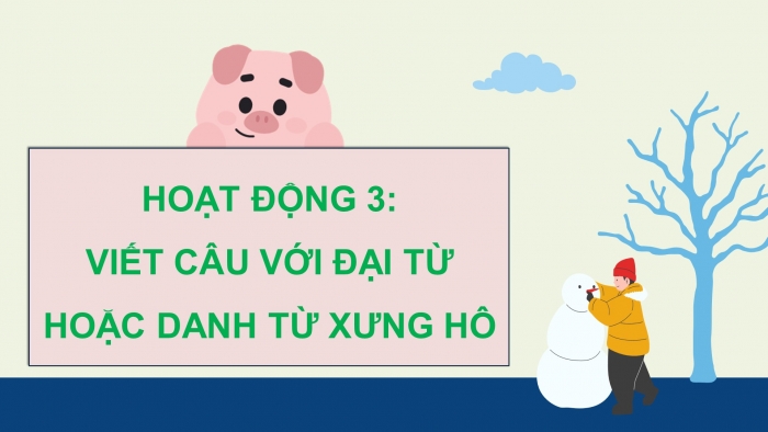 Giáo án điện tử Tiếng Việt 5 chân trời Bài 5: Luyện tập về đại từ