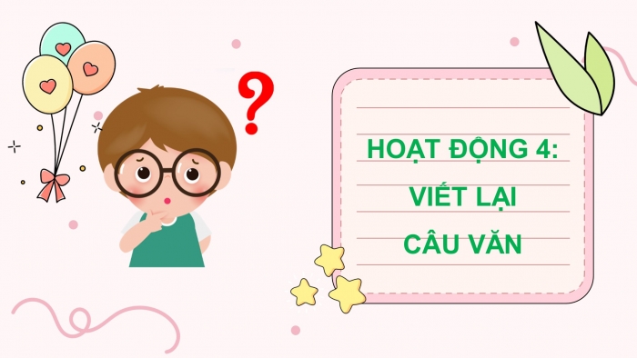 Giáo án điện tử Tiếng Việt 5 chân trời Bài 7: Trả bài văn kể chuyện sáng tạo (Bài viết số 1)