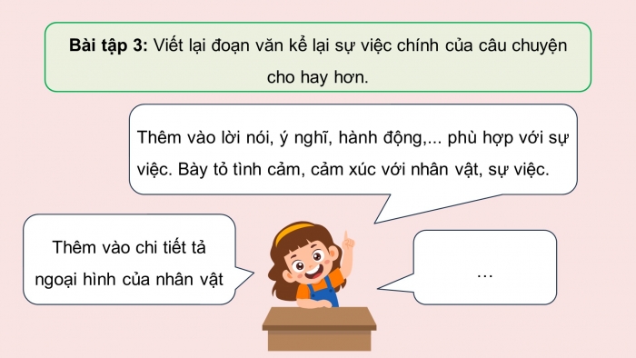 Giáo án điện tử Tiếng Việt 5 chân trời Bài 3: Trả bài văn kể chuyện sáng tạo (Bài viết số 2)