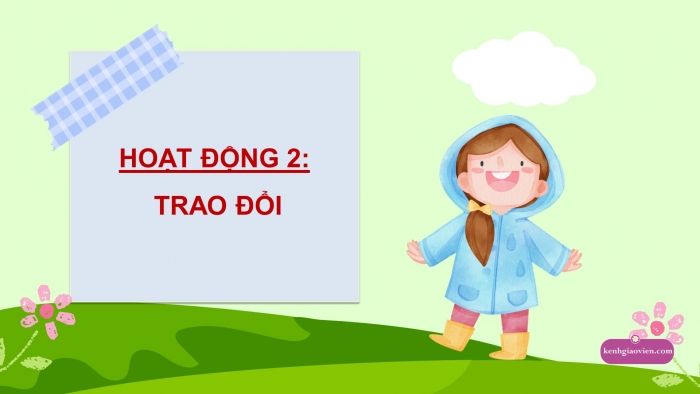 Giáo án điện tử Tiếng Việt 5 chân trời Bài 6: Giới thiệu về một hoạt động cộng đồng