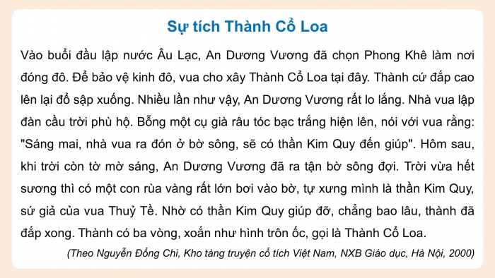 Giáo án điện tử Lịch sử và Địa lí 5 chân trời Bài 5: Nước Văn Lang, Âu Lạc