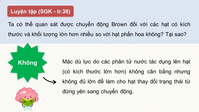 Giáo án điện tử Vật lí 12 chân trời Bài 5: Thuyết động học phân tử chất khí