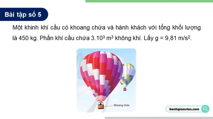 Giáo án điện tử Vật lí 12 cánh diều Bài tập Chủ đề 2