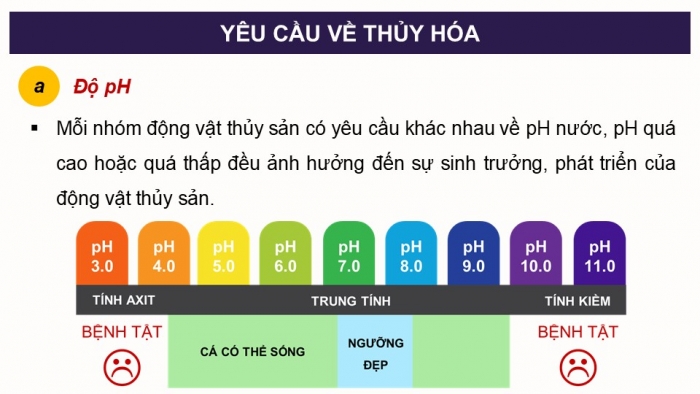 Giáo án điện tử Công nghệ 12 Lâm nghiệp - Thủy sản Kết nối Bài 10: Giới thiệu về môi trường nuôi thuỷ sản