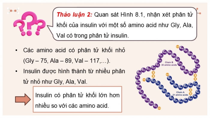 Giáo án điện tử Hoá học 12 chân trời Bài 8: Protein và enzyme