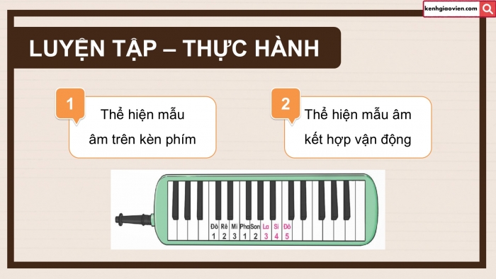 Giáo án điện tử Âm nhạc 5 kết nối Tiết 14: Nhạc cụ Nhạc cụ thể hiện tiết tấu và nhạc cụ thể hiện giai điệu, Ôn bài hát Duyên dáng mùa xuân