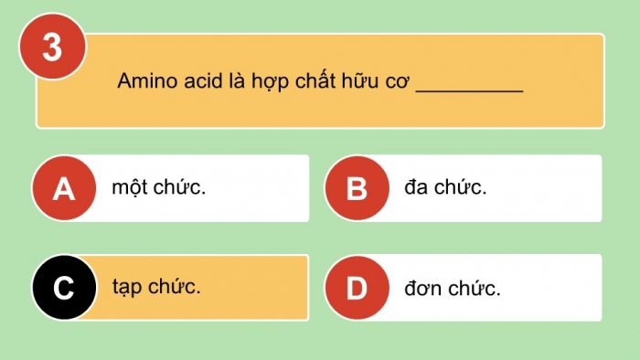 Giáo án điện tử Hoá học 12 kết nối Bài 11: Ôn tập chương 3